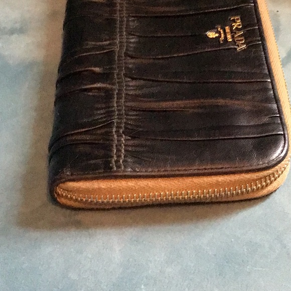 Prada Black Napa Gaifre Long Wallet - Picture 6 of 15